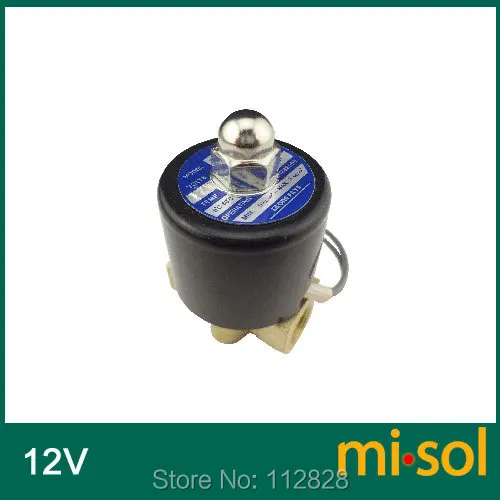 Электрический Соленоидный клапан для воздуха воды газа дизельного топлива