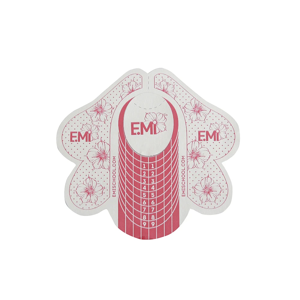 100 шт/рулон для дизайна ногтей форма наращивания бумажный лоток ложный