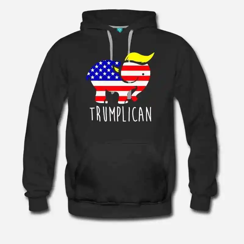 Для Мужчин's Trumplican ручной работы на заказ печати Хиллари американский президент