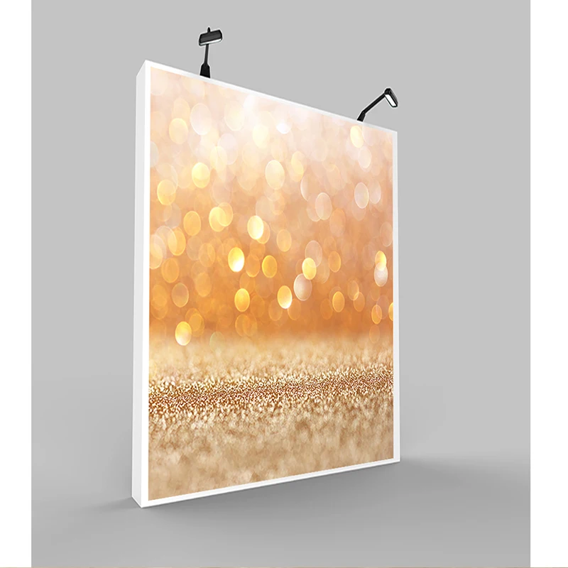 Дети фотографии Задний план желтый светящийся круглый Photo Booth Фонов Сценический