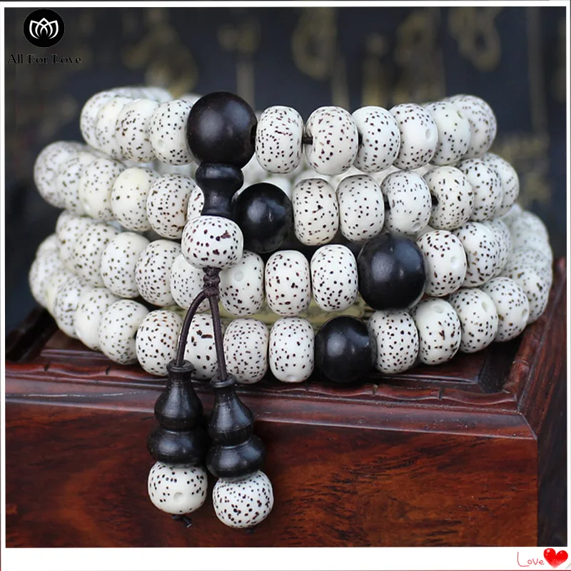 Все для любви jewelry браслет 108 шариков луна и звезды Бодхи Четки Мала мужчин женщин