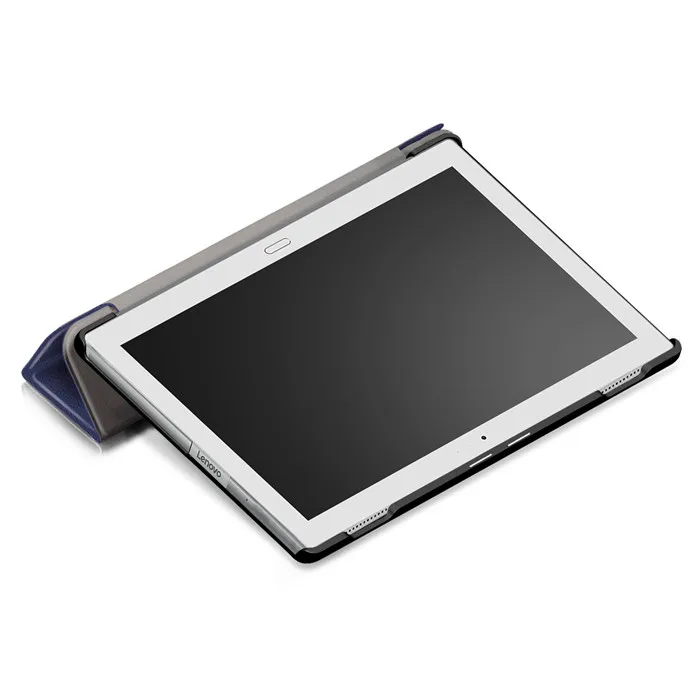 Чехол-подставка из искусственной кожи для lenovo Tab 4, Tab 4, 10 Plus, TB-X704F, TB-X704N, TB-X704, TB-X704L, 10,1 дюймов, для планшета+ 2 шт. защита экрана
