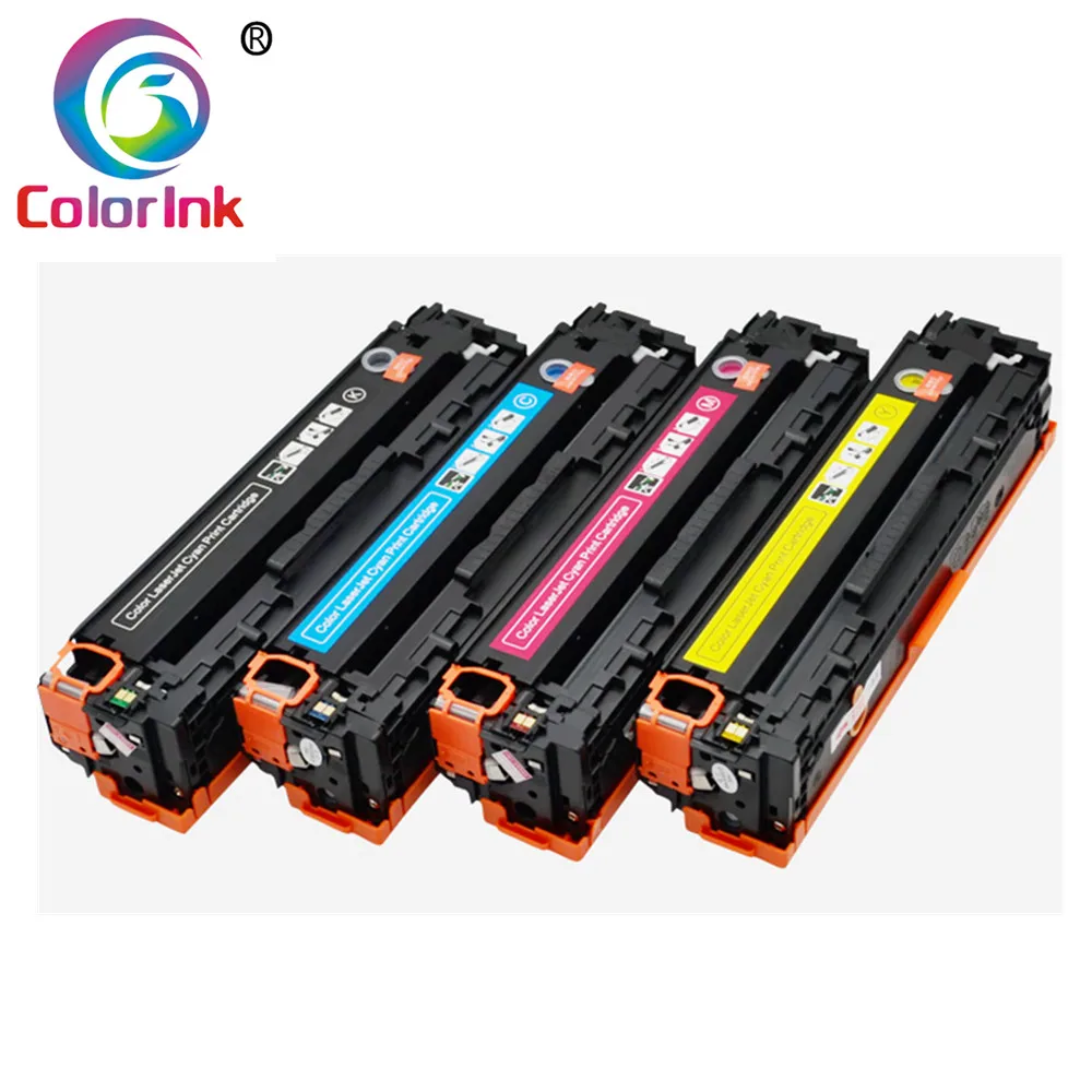 Цвет чернила CF210A 540A тонер-картридж CB540A CB541A CB542A CB543A для hp Цвет LaserJet CP1215 CP1515n CP1518ni CM1312 принтер