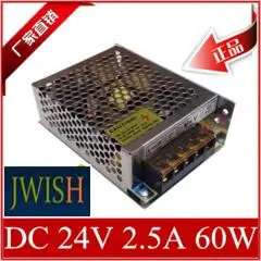 24В 2.5A 60 Вт DC импульсный источник питания S-60-24 24V60W ультра-тонкий и нормальный |