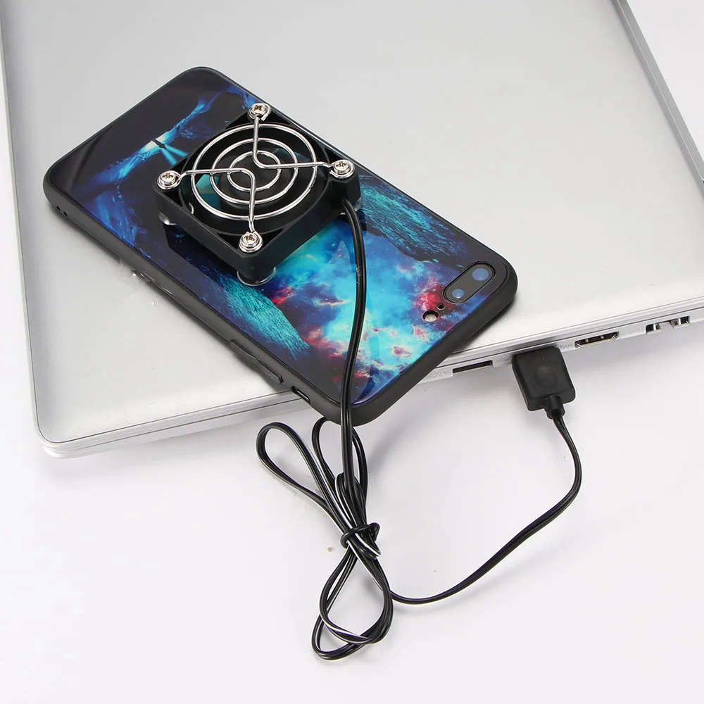 Gameing всасывающий вентилятор для телефонов с питанием от USB игра в прямом эфире 5500 об./мин. 1 шт. DC 5V для компьютера Процессор теплоотвод охлаждающий вентилятор Cooler
