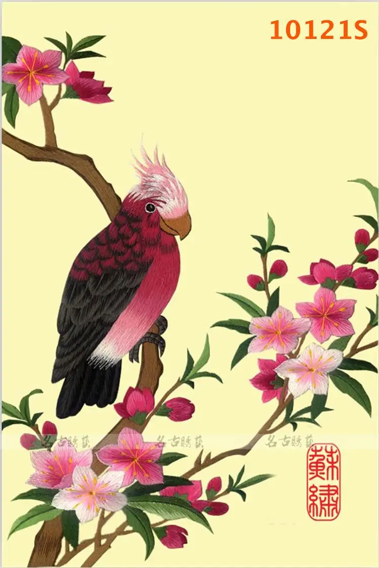 Вышивка Горячая Распродажа Suzhou набор сделай сам панда пион утка МАНДАРИНКА