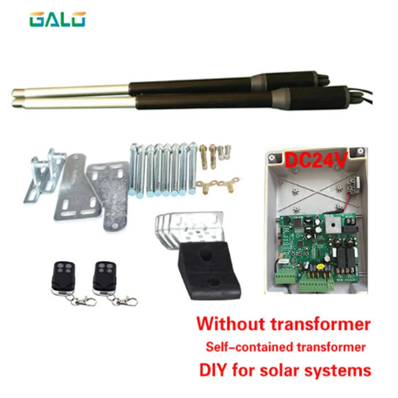 Solar DC24V GALO 200kgs двигатель система двигателя автоматическая дверь AC220V/AC110V распашные ворота привод идеальный костюм открывалка ворот - Цвет: Solar DC24V