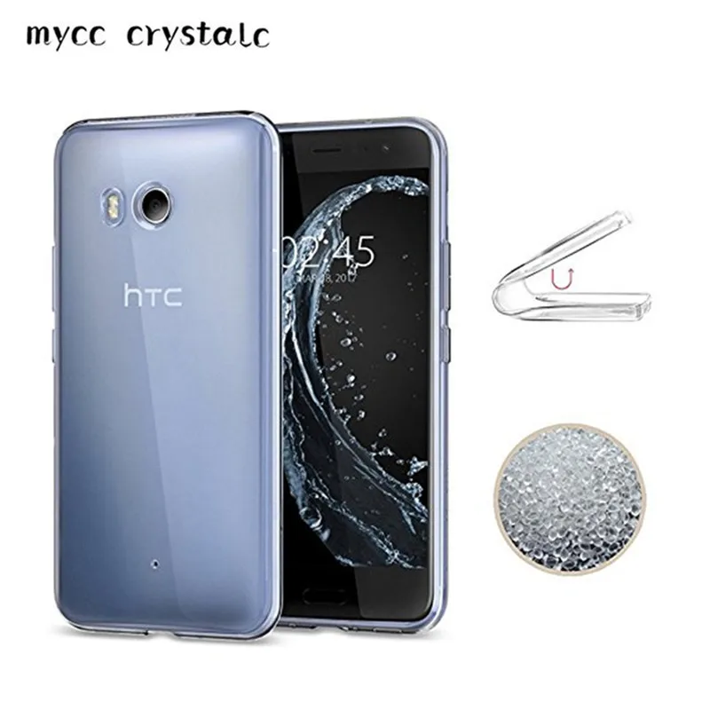Ультратонкий Прозрачный мягкий чехол из ТПУ для HTC U U11 Ocean/X10 E66/Alpine Play/M10 10 защитный