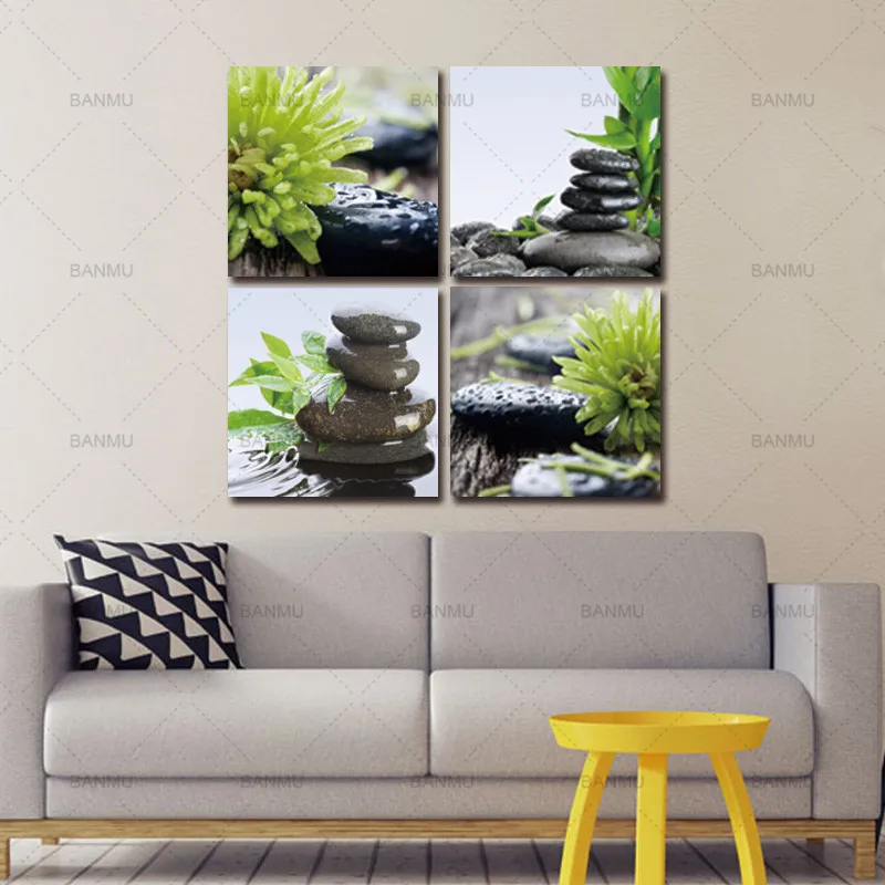 Картины на холсте настенный художественный принт черных краях современный