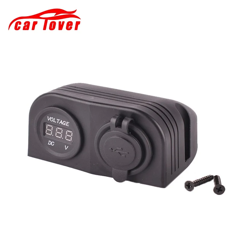 Dual Usb Автомобильное зарядное устройство MotorcycleCar Muti функция палатка база +