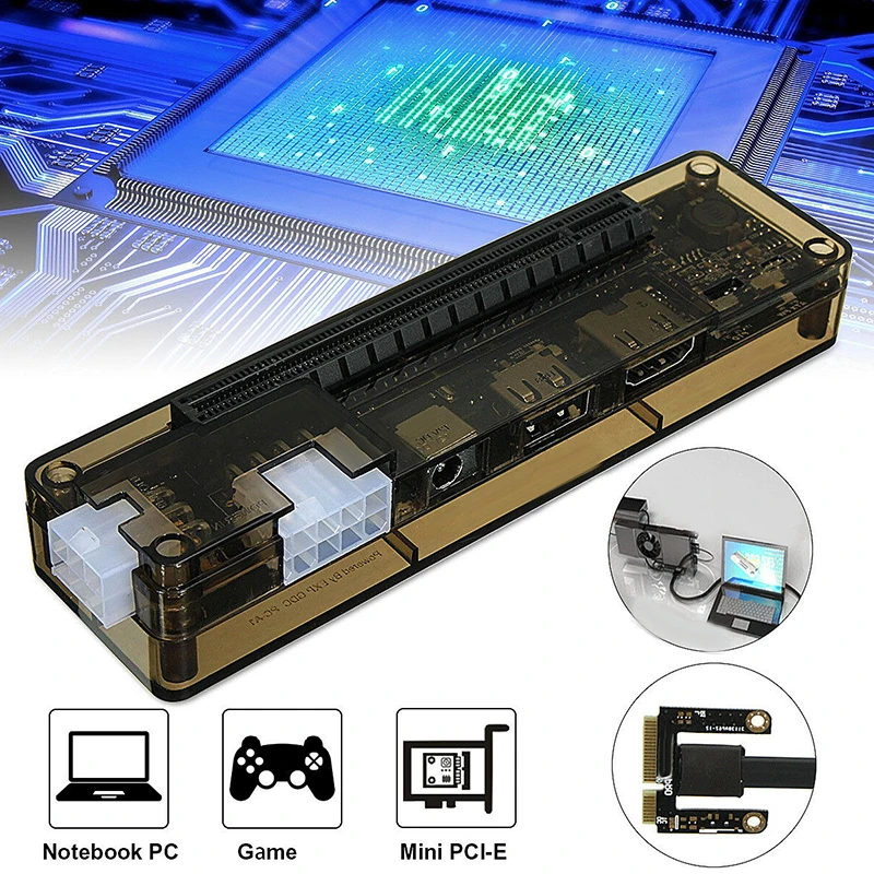 Atx PSU кабель питания видео карта док станция индикатор Замена EXP GDC V8.0 адаптер