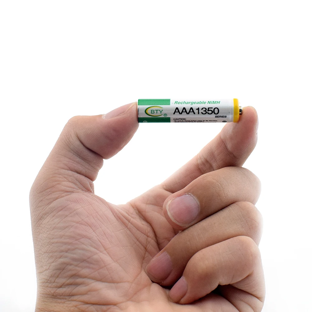 YCDC 1,2 v BTY 1350mAh перезаряжаемая AAA батарея HR03 LR03 ND61R R03 Ni-MH никель-металл-гидридный 3A факелы пульты дистанционного управления батарея