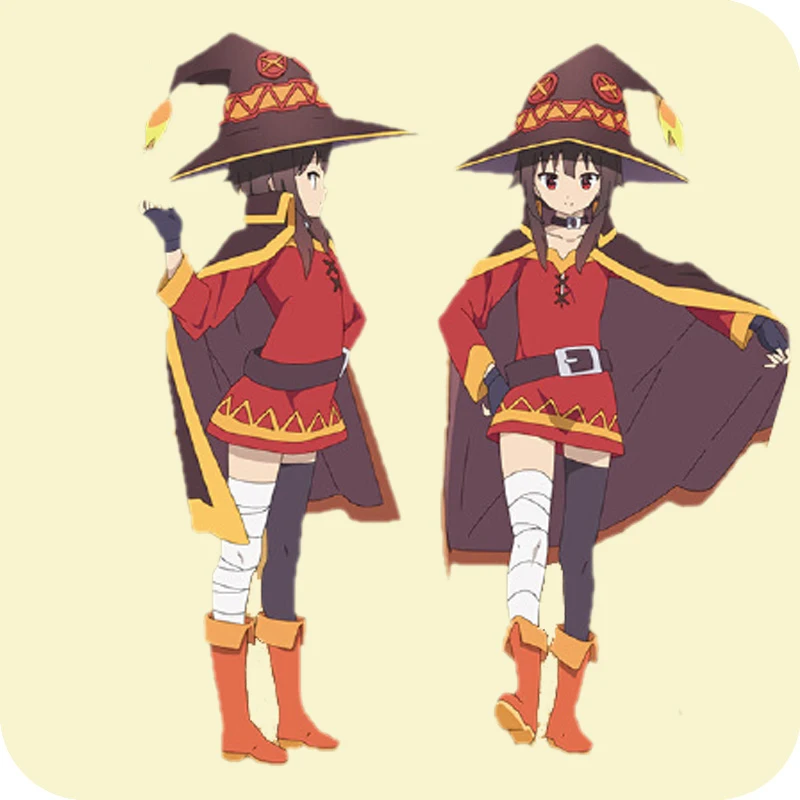 Женские ботинки для косплея KonoSuba Megumin девочек женские кожаные на Хэллоуин костюм