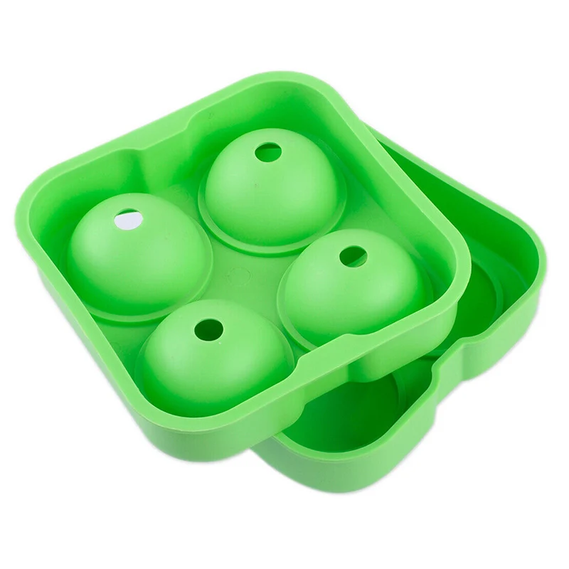 4 отверстия силиконовые ледяные шарики производитель питьевой поднос для вина