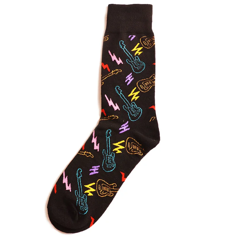 Носки уличные в стиле хип хоп смешные модные с геометрическим рисунком