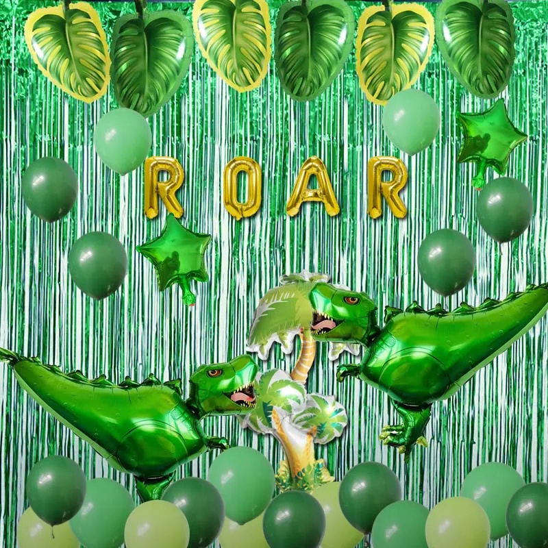 38 шт. динозавров тематическая вечеринка на день рождения Декор воздушные шары