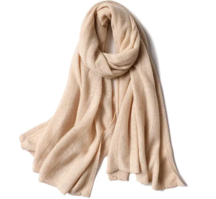 Naizaiga cashmere70* 170 см вязанный однотонный унисекс, зимний шарф шаль весна Роскошные модные пашмины, MWYR3