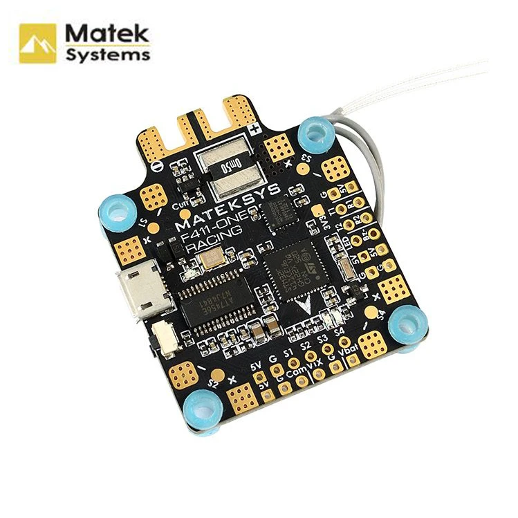 Matek Systems F411-ONE Flight Controller features STM32F411 BFOSD SPI Receiver(Frsky_X) Current Sensor in ONE 30.5*30.5mm F4 | Игрушки и