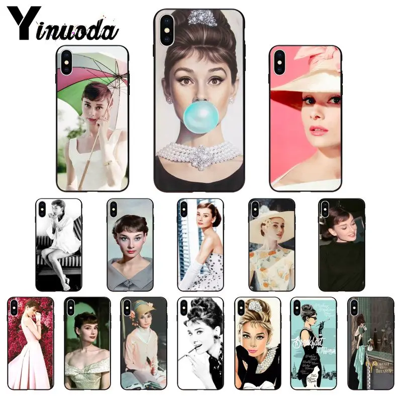 11pro MAX Одри Хепберн Новое поступление черный чехол для мобильного телефона Apple iPhone