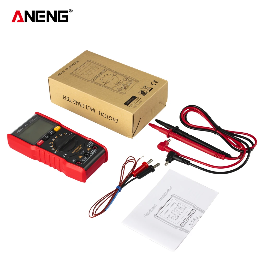 Цифровой мультиметр M20 True RMS Автоматический диапазон 6000 отсчетов с подсветкой