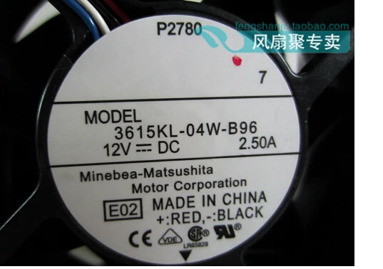 

New original NMB 3615KL-04W-B96 9cm 12V2.5A 92X92X38MM server fan cooling fan