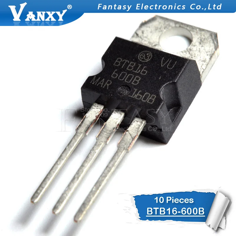 10 шт. BTB16-600B-220 BTB16-600 TO220 BTB16 16-600B