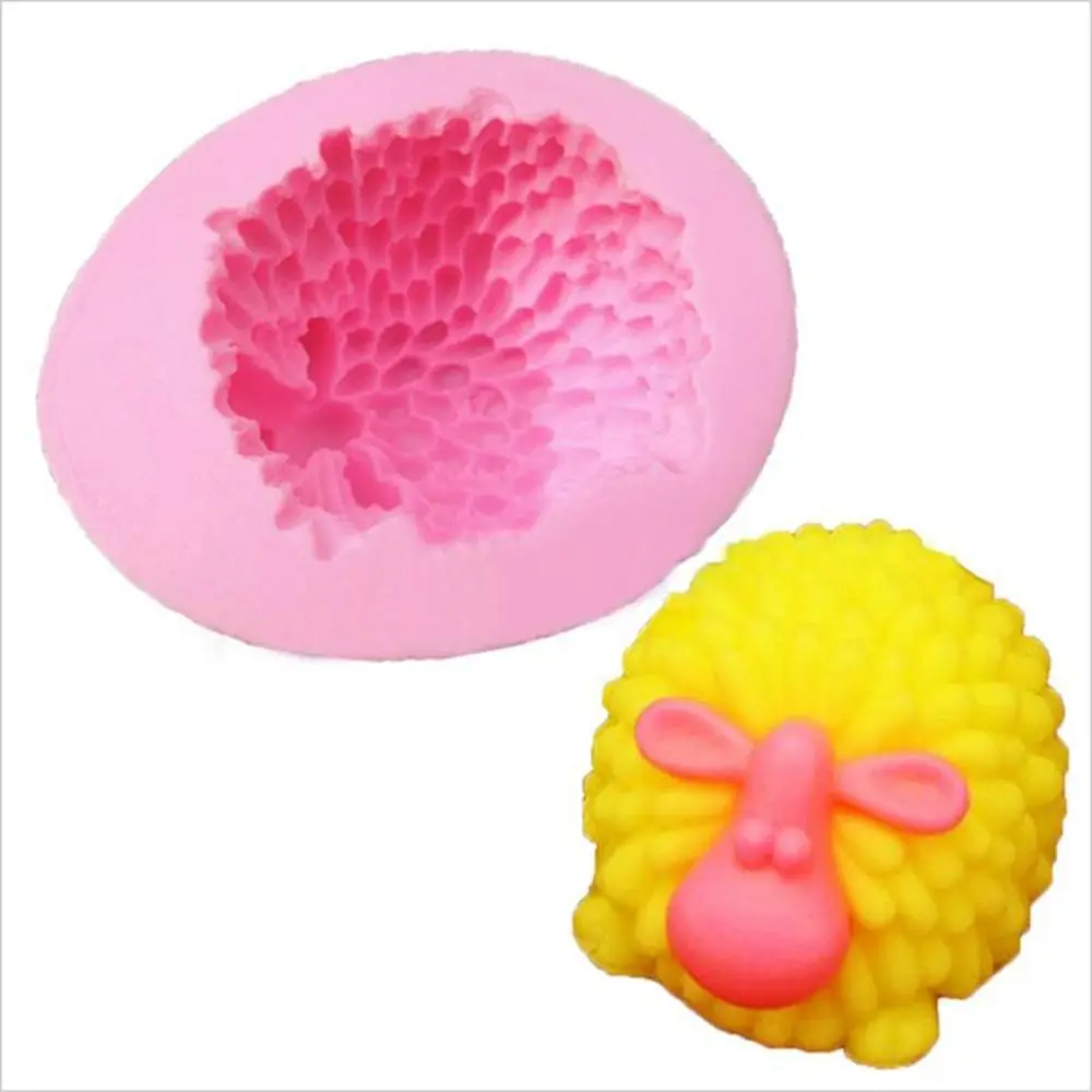 

1PC Cute Sheep Lambs DIY Silicone Fondant Cake Mold Chocolate Mould Decorating Tools Kitchen Baking Pastry Mould Reusable