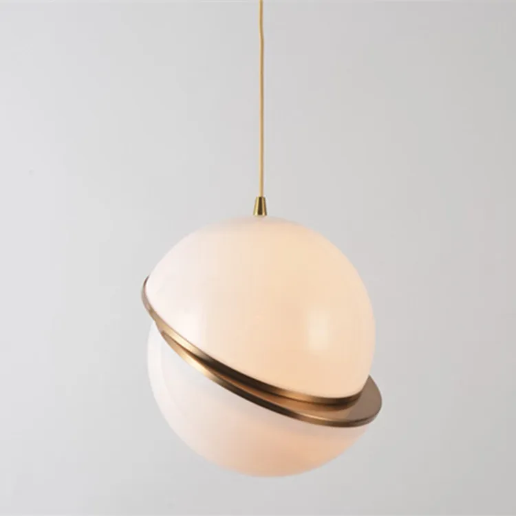 Modern Led Pendant Light Glass Globe Hanging Lamp Fixtures Indoor Lighting Lustre luminaria Suspend | Освещение