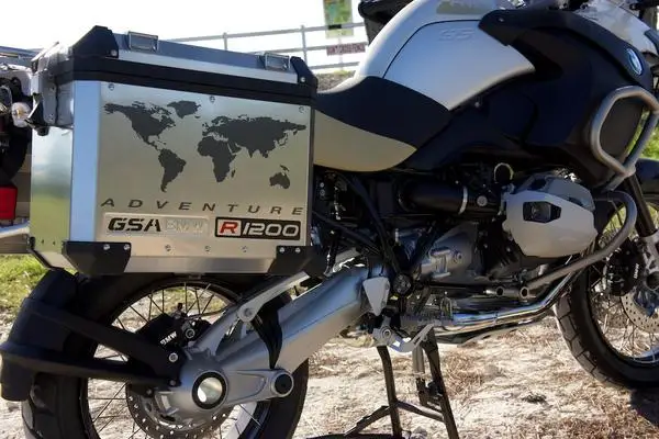 Набор наклеек для мотоцикла GS карта приключений мира R1200 Touratech Panniers|motorcycle decal kit|decal