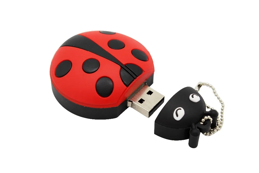 BiNFUL милые Мультяшные божьи коровки usb 4 ГБ 8 ГБ 16 ГБ 32 ГБ 64 ГБ флеш-накопитель USB флеш-накопитель креативный Подарочный флеш-накопитель
