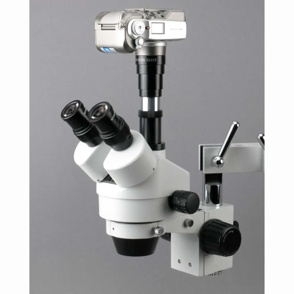 Тринокулярный Стерео микроскоп с увеличением амскоп 7X 45X двойной стрелой|microscope