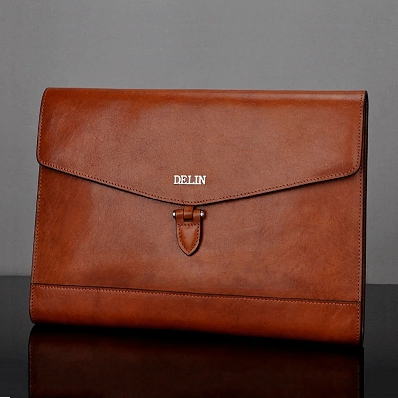 Мужская сумка мессенджер из натуральной кожи сумки для документов портфель