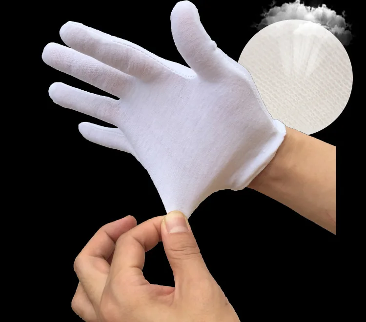 GIEMZA, 6 пар, мужские белые перчатки, женские, XL, XXL, чистые, белоснежные, хлопковые перчатки, маленькие, толстые, тканевые, садовый, домашний, нейлоновый, светильник, перчатки