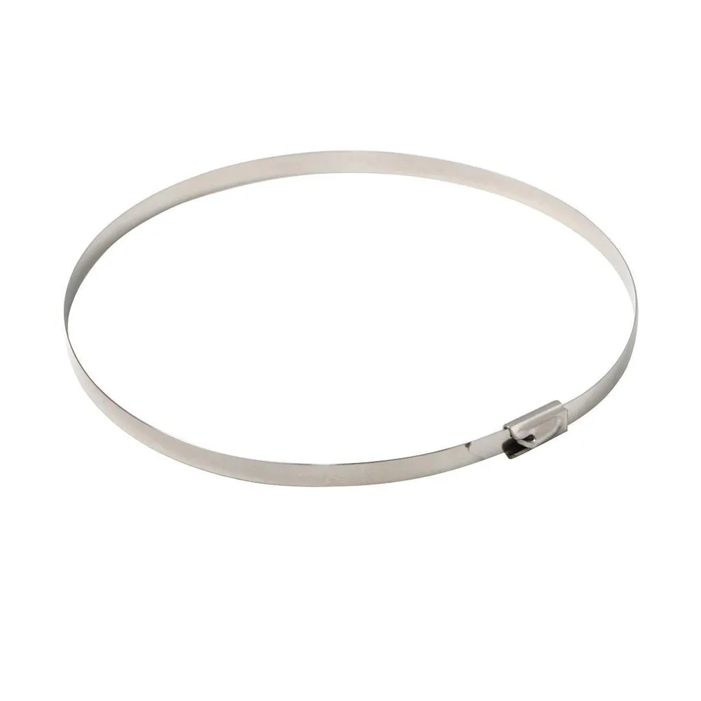 100 шт./пакет многоцелевой молнии из нержавеющей стали самоблокирующиеся