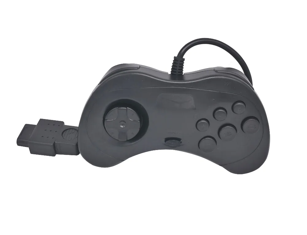 Классический ретро контроллер Ruitroliker геймпад Джойстики для консоли Sega Saturn черно