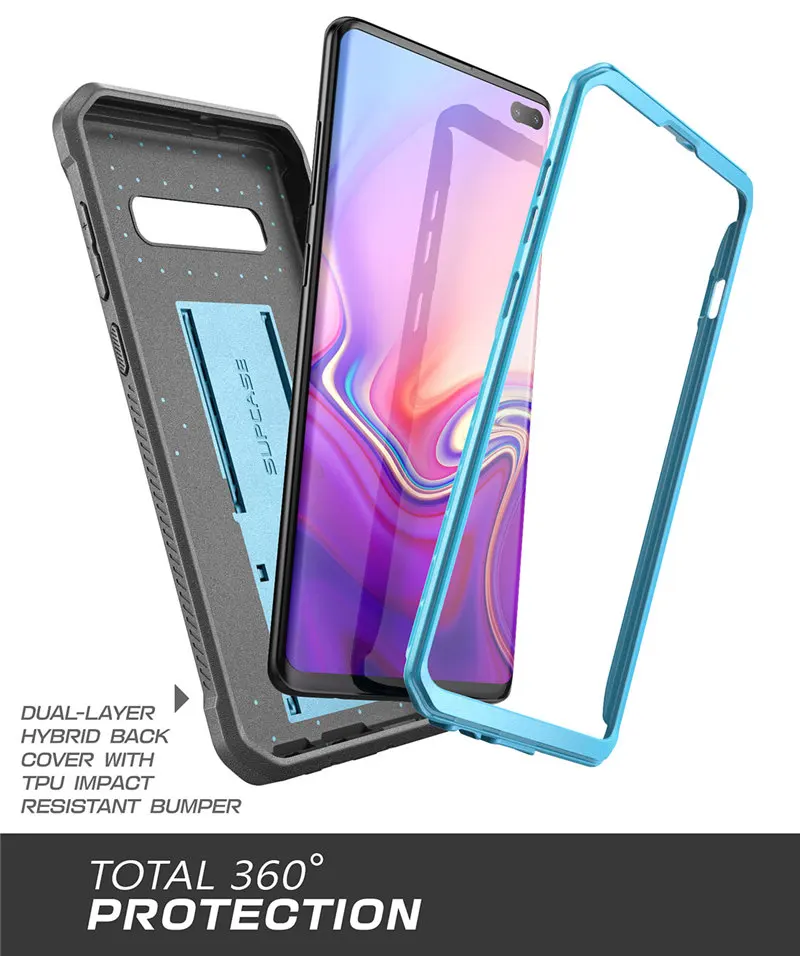 SUP чехол UB Pro для samsung Galaxy S10 чехол 6,1 дюймов полный корпус прочная подставка чехол Чехол без встроенной защиты экрана