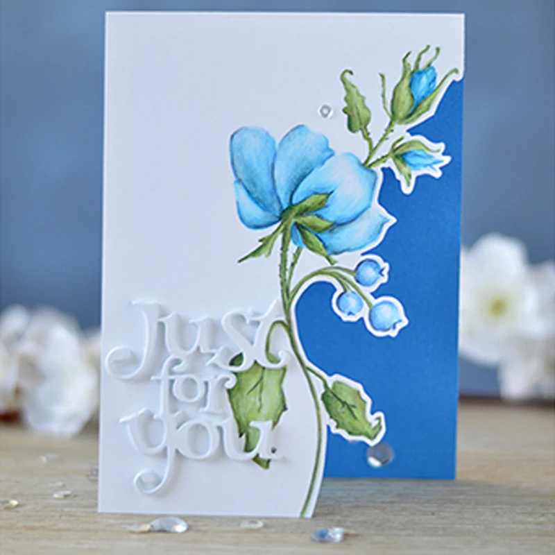 Фраза только для вас металлические режущие штампы трафареты скрапбукинга своими