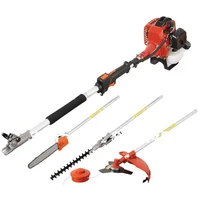 Professional multifunctional 40-5 engine 4 in 1 Petrol Hedge Trimmer Chainsaw Strimmer Brush Cutter Extender Garden Tool on sale