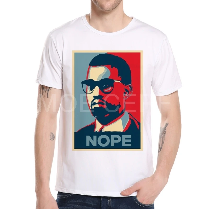 2020 камуфляж Для мужчин s Kanye футболка West в стиле хип хоп короткий рукав с круглым