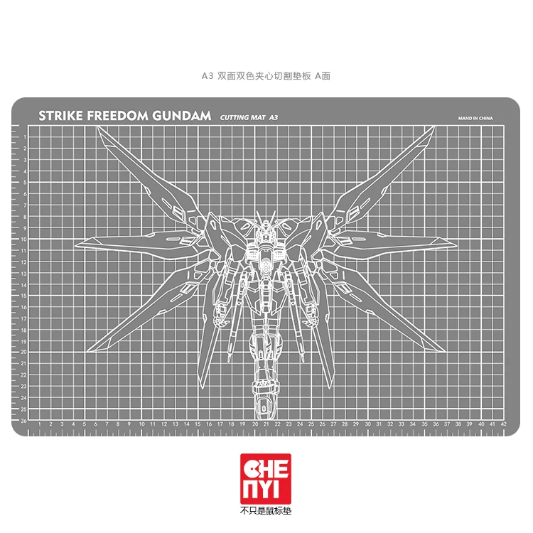 Серый черный профессиональный самозаживляющий двухсторонний прочный