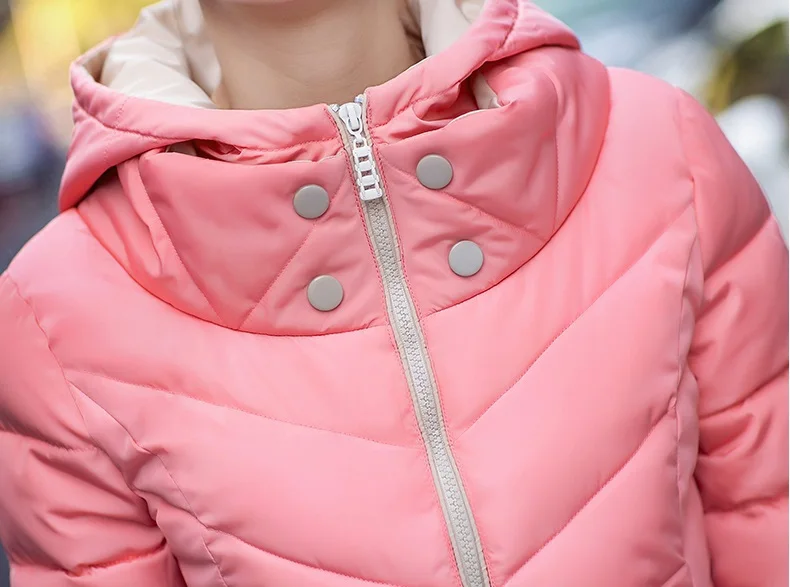 Женская Стеганая куртка из 2017 хлопка короткая тонкая модная стеганая большого