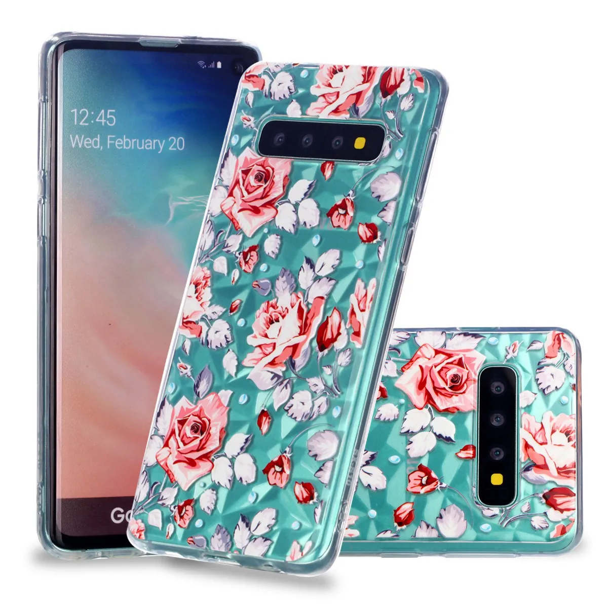 Чехол с алмазным узором для Samsung Galaxy S10 S 10 мягкий силиконовый чехол из ТПУ Модные