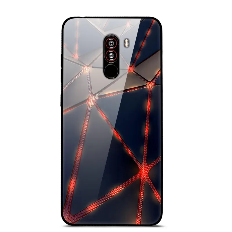 23 Для xiaomi POCOPHONE F1 POCO F1 6 ГБ 64 Гб чехол из закаленного стекла с изображением планеты Космос чехол из стекла для xiaomi Poco F1 Pocophone F1 - Цвет: 23
