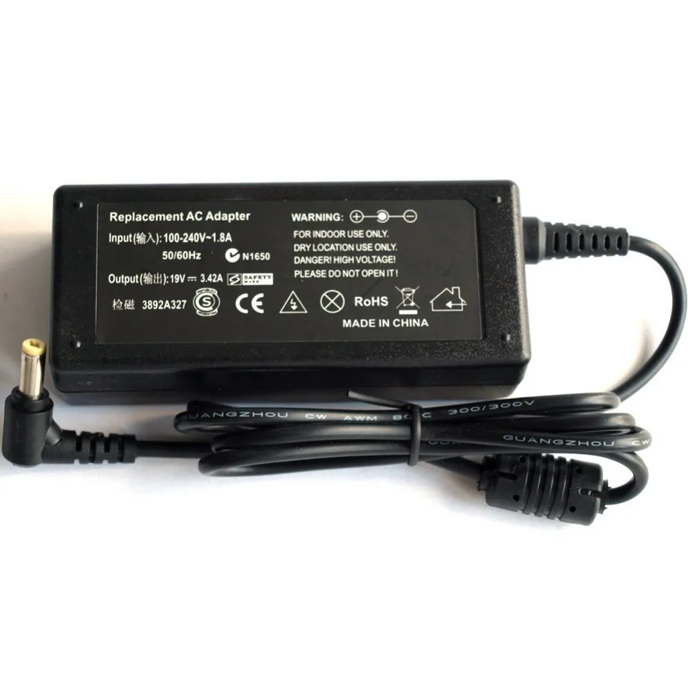 Адаптер LMDTK для ноутбуков ACER TravelMate 200-293 310-371 512-543 65 Вт 19 в 3 42a 5 5*1 7 переменного тока |