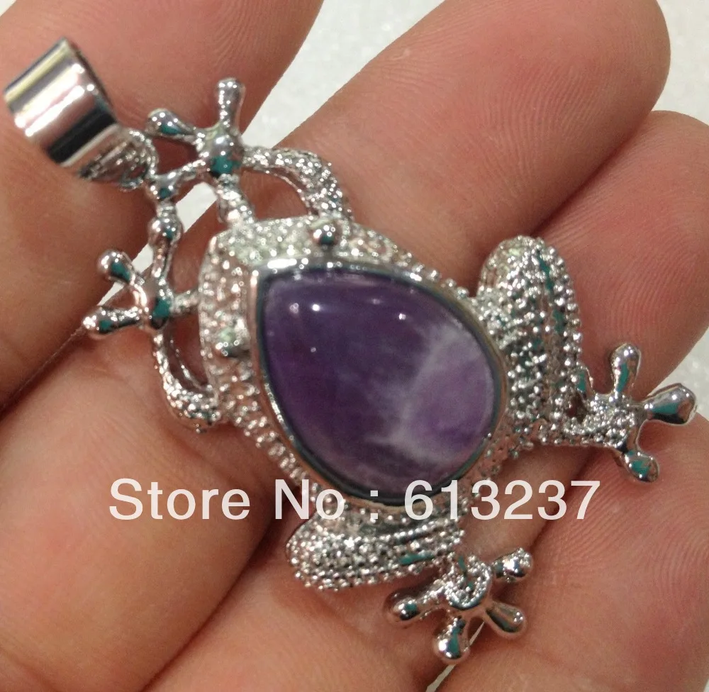 Горячая бесплатная поставка новый 2014 Мода Стиль поделки Природные Аметист