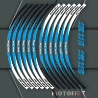 a set of 12pcs high quality motorcycle wheel decals waterproof reflective stickers rim stripes for kawasaki er 6f