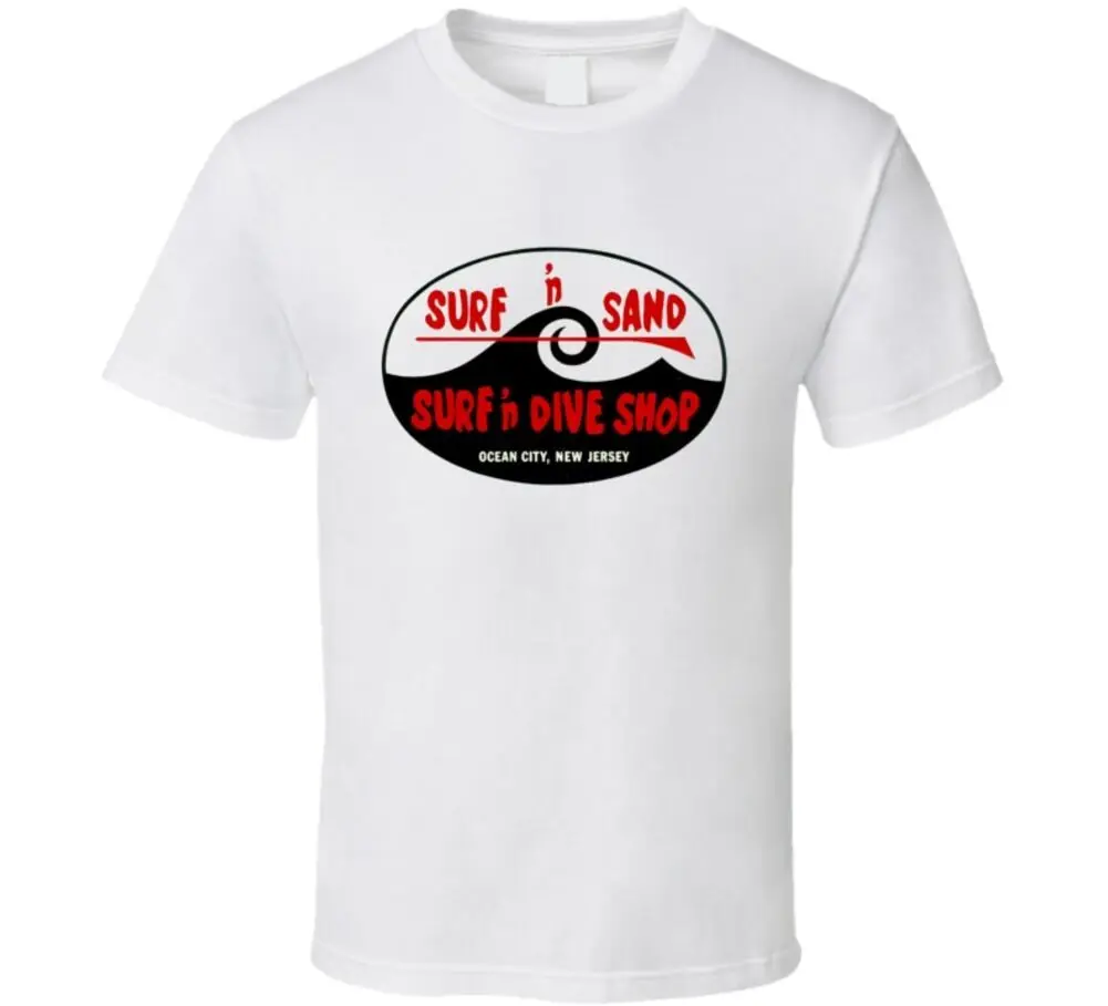 Винтажная Футболка серфера Surf N Dive Shop океан город NJ 1964|Мужские футболки| |