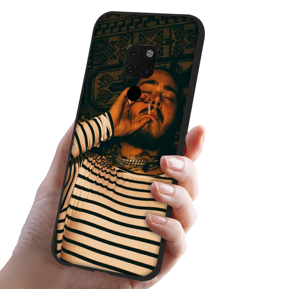 WEBBEDEPP Post Malone Остин Ричард столб ТПУ чехол для Huawei P10 P20 P30 Lite Pro Mate 10 20 P Smart 2019 мягкий