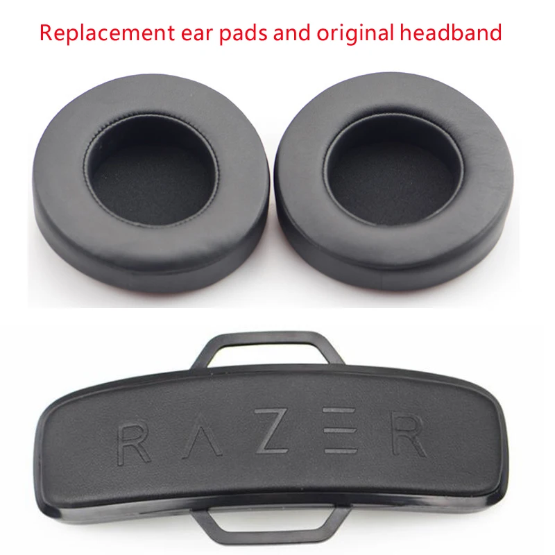 Розовый SHELKEE Замена Подушки для наушников Подушка для razer mano-war 7,1 Наушники игровая гарнитура - Цвет: Розовый