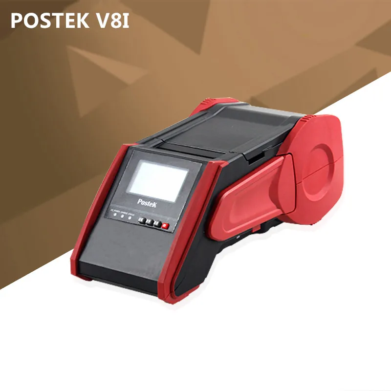 POSTEK V8i ручной тепловой передачи штрих кода связи комнаты принтер для этикеток с